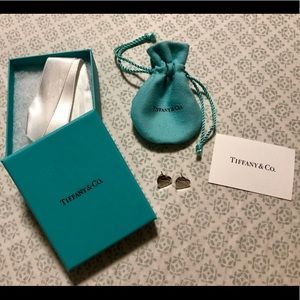 Tiffany & Co. mini heart earrings